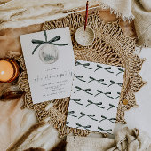 Watercolor Christmas Party Invitation 招待状