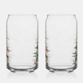 Watercolor Christmas Pine Trees ガラス缶 (右)