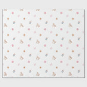 Watercolor Christmas Toys Wrapping Paper ラッピングペーパー (フラット)