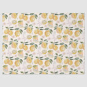 Watercolor Citrus & Blueberry Pattern 薄葉紙 (正面)