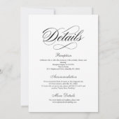 Watercolor Citrus Wedding Invitation Suite  招待状 (裏面)
