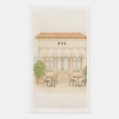 watercolor coastal mediterranean ocean wedding  (正面)