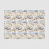 Watercolor Coastal Seagulls 薄葉紙 (正面)