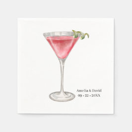 Watercolor Cocktail スタンダードカクテルナプキン