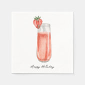 Watercolor Cocktail スタンダードカクテルナプキン (正面)