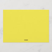 Watercolor Construction 2nd Birthday Party  招待状 (裏面)