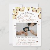Watercolor Cookie Pregnancy Photo Announcement 案内状 (正面)