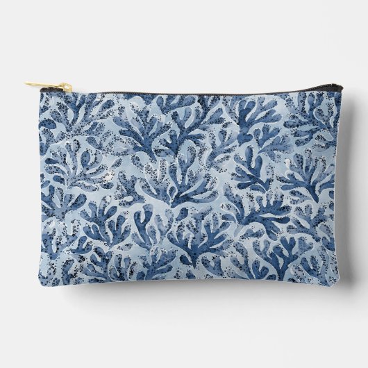 Watercolor Coral アクセサリーポーチ (正面)