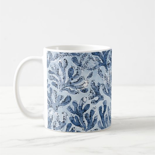 Watercolor Coral コーヒーマグカップ (左)