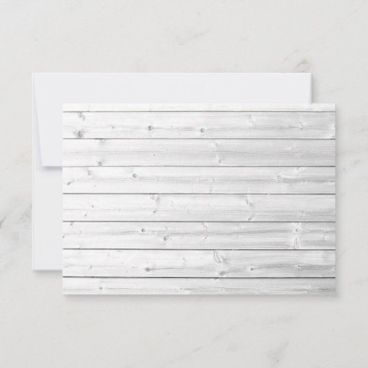 Watercolor Cotton Lavender Country Wedding RSVP Ca (裏面)