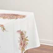 Watercolor Crescent Floral Pattern テーブルクロス (インサイチュ)