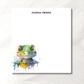 Watercolor Crocodile Sophisticated Notepad ノートパッド