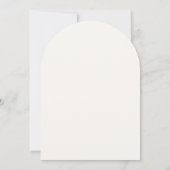 Watercolor Cross Minimalist Baptism Invitation 招待状 (裏面)