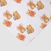 Watercolor Cute Capy Capybara 薄葉紙 (詳細)