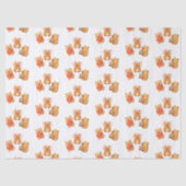 Watercolor Cute Capy Capybara 薄葉紙 (正面)