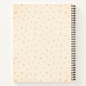 Watercolor Cute Quirky Girl  ノートブック (裏面)