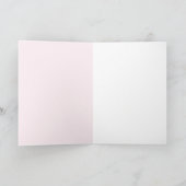 Watercolor Dachshund Card Blank or Customize カード (内部)