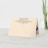 Watercolor Dachshund Hello Greeting Card カード (裏面)