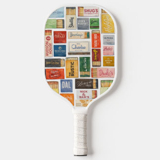 Watercolor Dallas Matchbook Pickleball Paddle ピックルボールラケット