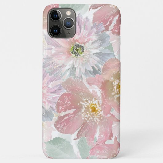 Watercolor delicate flowers. Case-Mate iPhoneケース (裏面)