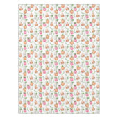 Watercolor Derby Day Mint Julep Drinks テーブルクロス (正面)