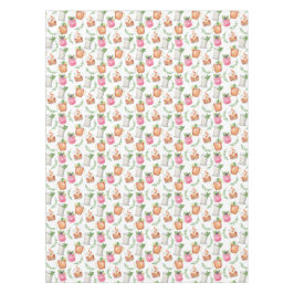 Watercolor Derby Day Mint Julep Drinks テーブルクロス