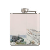 Watercolor Desert Cactus Boho Wedding フラスク (裏面)