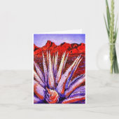 Watercolor Desert note card   カード (正面)