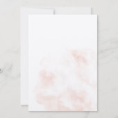 Watercolor Destination plane flight abroad wedding 招待状 (裏面)