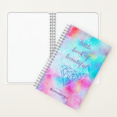 Watercolor Diamond Book of Beautiful Positivity ノートブック (内側)