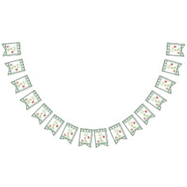 Watercolor Dinosaur 1st birthday バンティングフラッグ