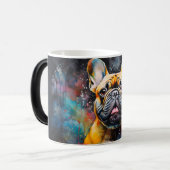 Watercolor Dog Mug Wrap モーフィングマグカップ (正面左)