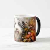Watercolor Dog Mug Wrap モーフィングマグカップ (正面右)