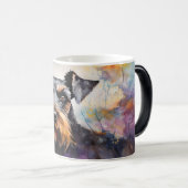 Watercolor Dog Mug Wrap モーフィングマグカップ (正面右)