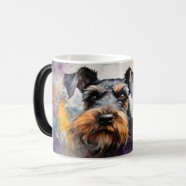 Watercolor Dog Mug Wrap モーフィングマグカップ