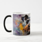 Watercolor Dog Mug Wrap モーフィングマグカップ (左)
