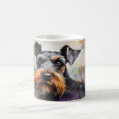 Watercolor Dog Mug Wrap モーフィングマグカップ (中央)