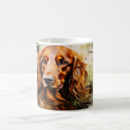 Watercolor Dog Mug Wrap モーフィングマグカップ