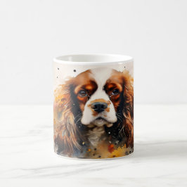 Watercolor Dog Mug Wrap モーフィングマグカップ