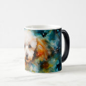 Watercolor Dog Mug Wrap モーフィングマグカップ (正面右)