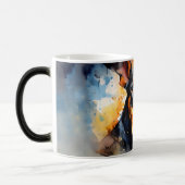 Watercolor Dog Mug Wrap モーフィングマグカップ (左)