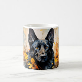 Watercolor Dog Mug Wrap モーフィングマグカップ