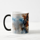 Watercolor Dog Mug Wrap モーフィングマグカップ (左)