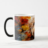 Watercolor Dog Mug Wrap モーフィングマグカップ (左)