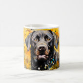 Watercolor Dog Mug Wrap モーフィングマグカップ (中央)