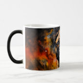 Watercolor Dog Mug Wrap モーフィングマグカップ (左)
