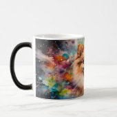 Watercolor Dog Mug Wrap モーフィングマグカップ (左)