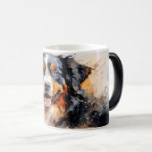 Watercolor Dog Mug Wrap モーフィングマグカップ (正面右)