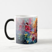 Watercolor Dog Mug Wrap モーフィングマグカップ (左)