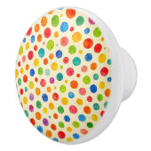 Watercolor Dots Knob. セラミックノブ (右)
